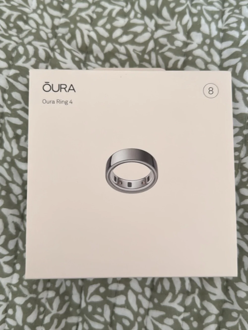 Oura Ring 4 size 8
